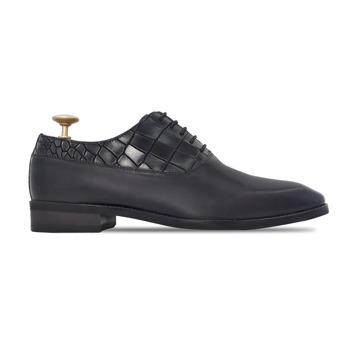 Thiago - Men's Black Calf Leather Oxford Shoe
