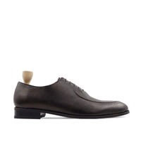 Torun - Men's DArk Brown Pebble Grain Leather Wholecut