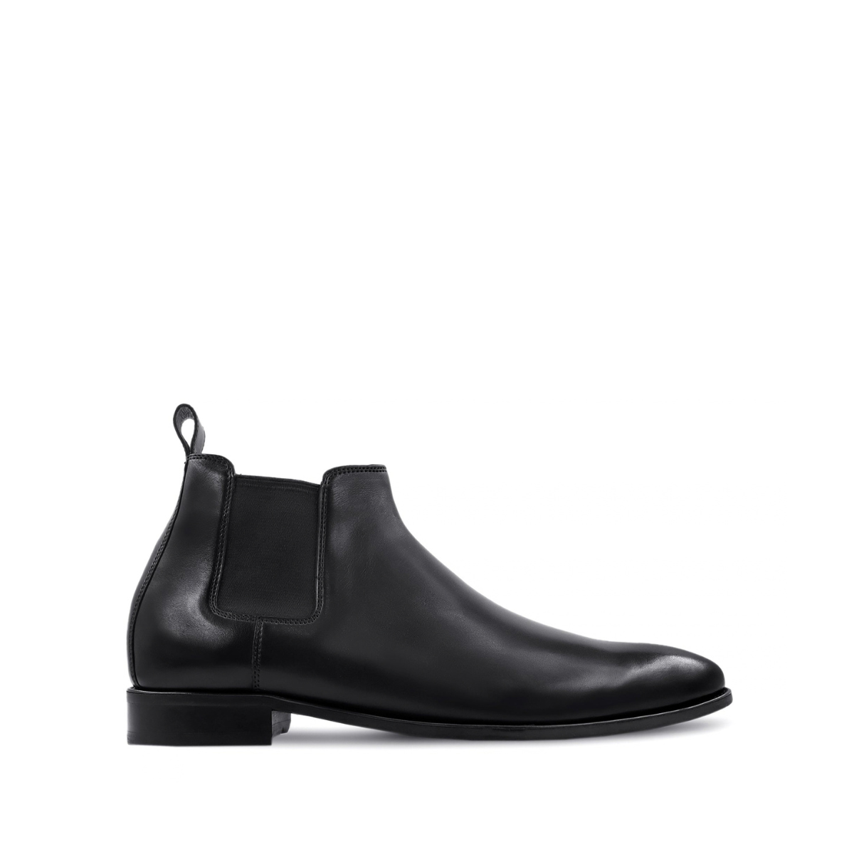 Pluto - Men's Black Calf Lether Chelsea Boot