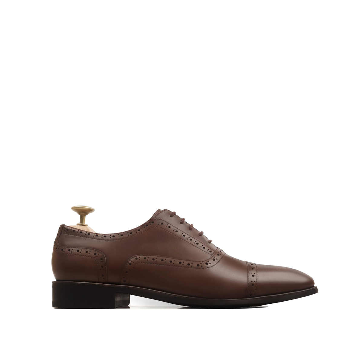 Vant - Men's Brown Calf Leather Oxford Shoe