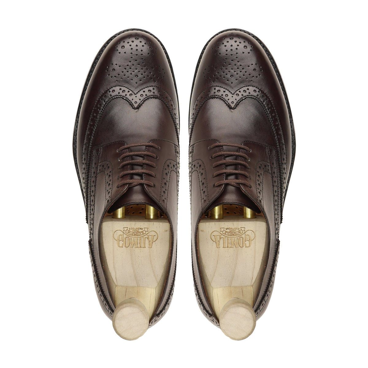 Cedar - Men's Dark Brown Calf Leather Derby Shoe