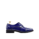 Badden - Men's Burnished Blue Box Leather High Shine Oxford Shoe