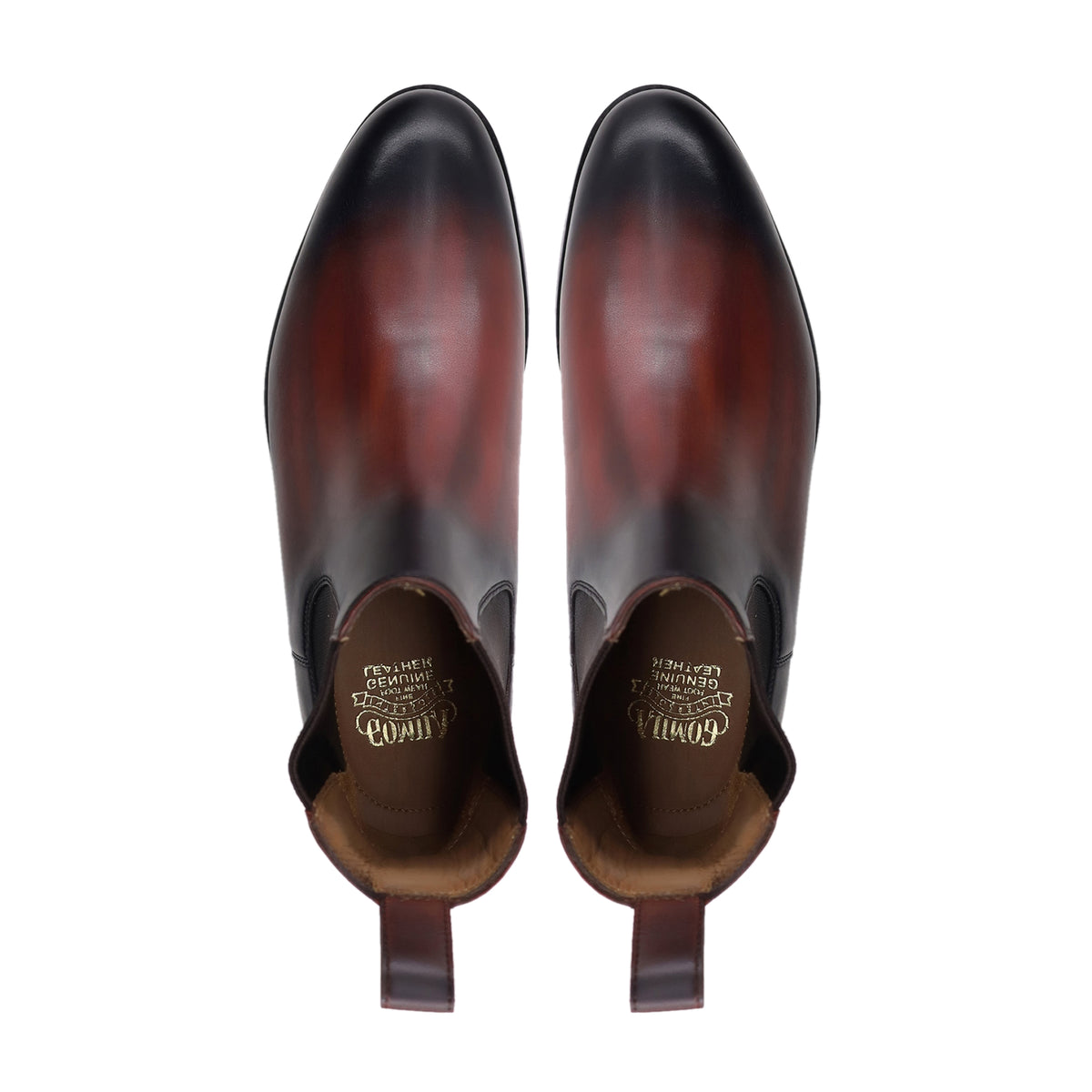 Alante - Men's Burnished Oxblood Calf Leather Chelsea Boot