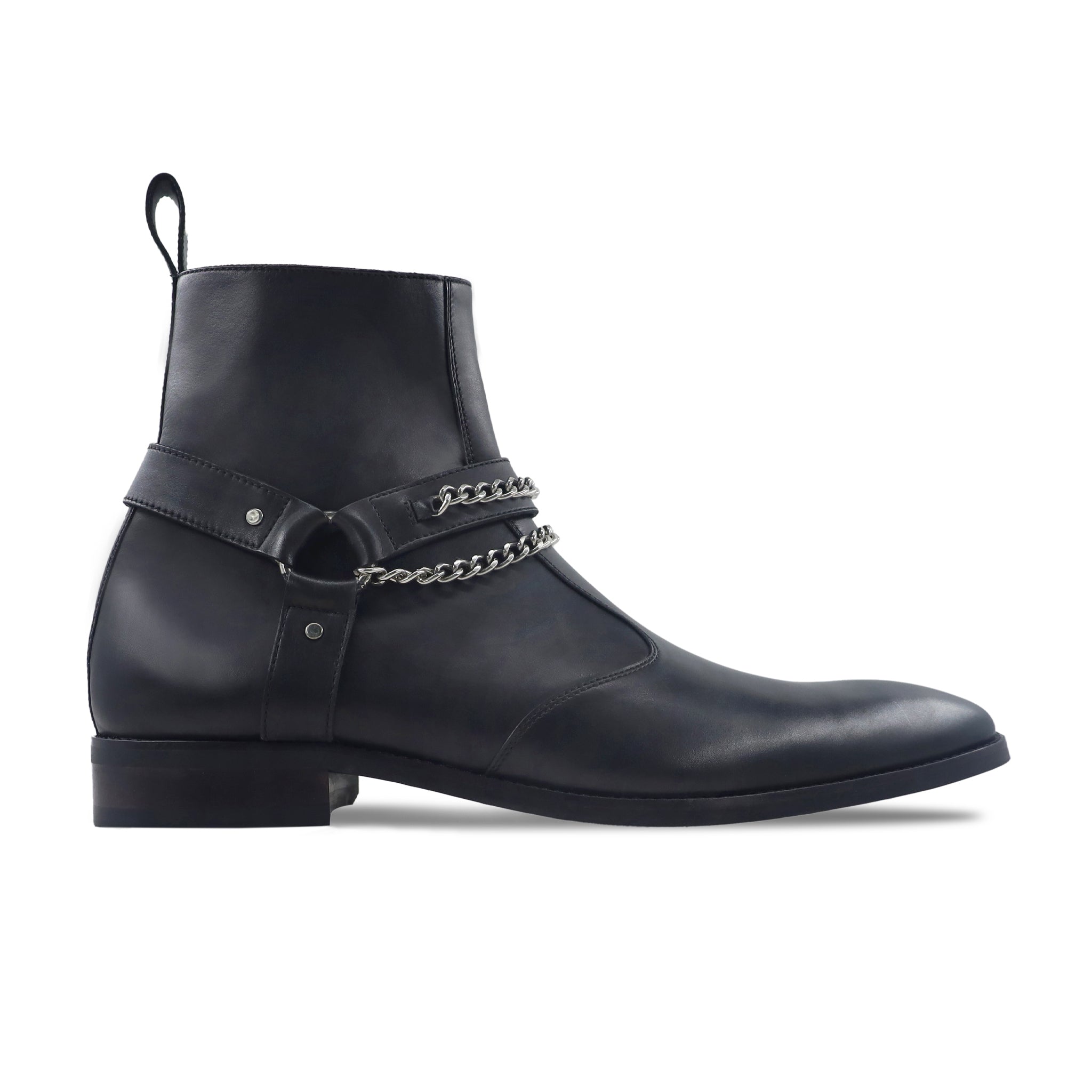 Vester - Men's Black Calf Leather Jodhpur Boot