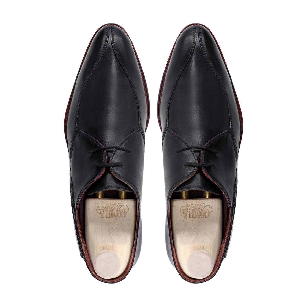 Aurash - Men's Black Calf Leather Derby Shoe