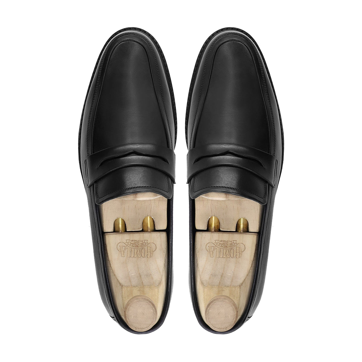Orida - Men's Black Calf Leather Loafer