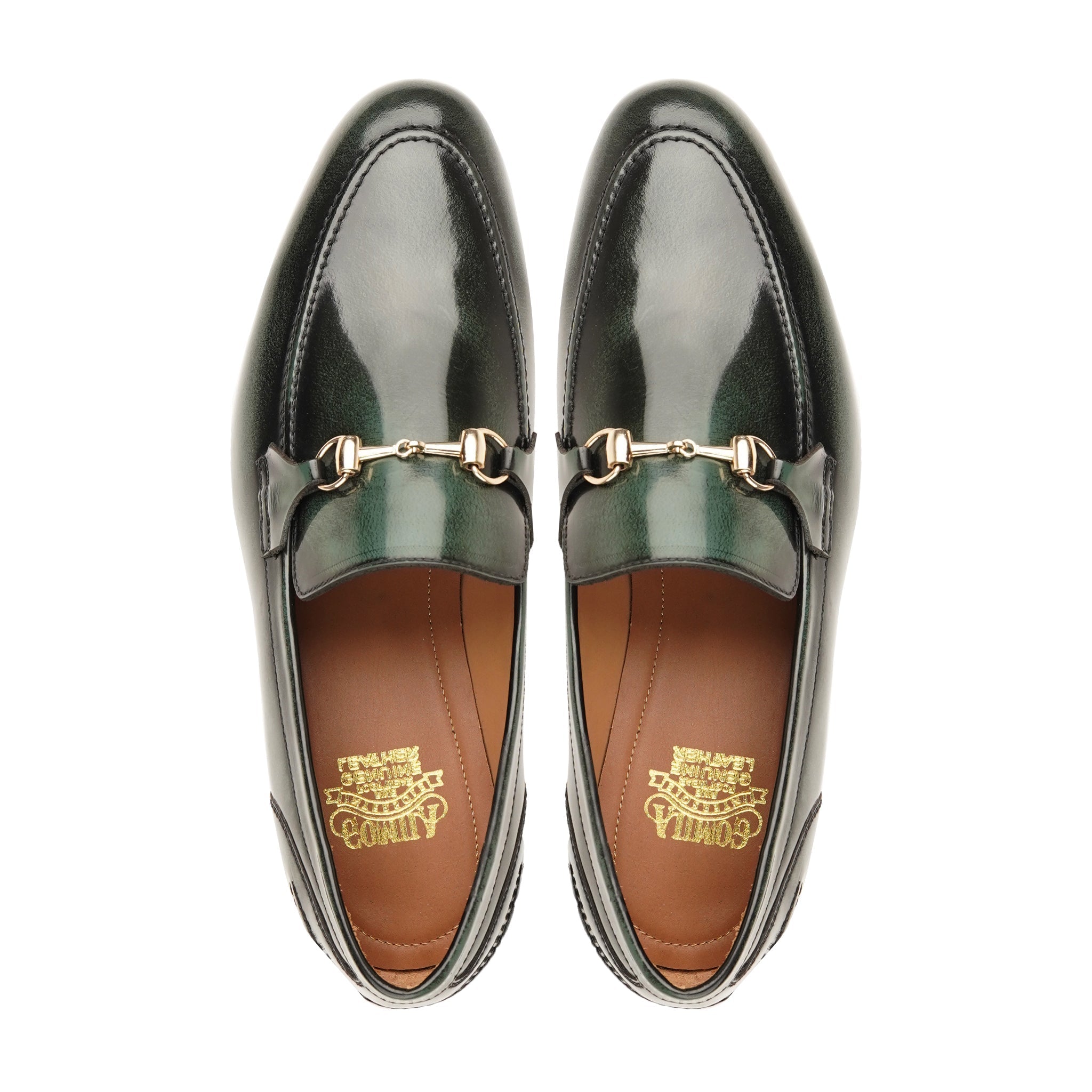 Tosu - Men's Black Box Leather High Shine Loafer