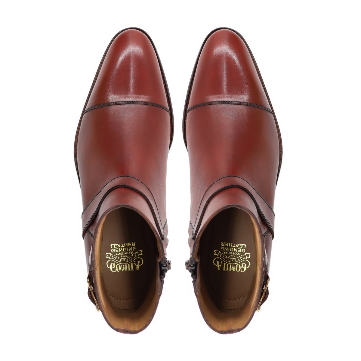 Jumbaz - Men's Oxblood Calf Leather Jodhpur Boot