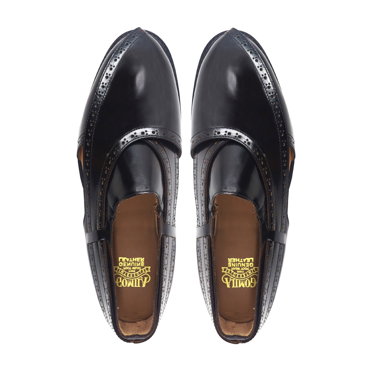 Kalen - Men's Oxblood Box Leather High Shine Sandal