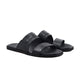 Ethan - Men's Black Calf Leather Slipper
