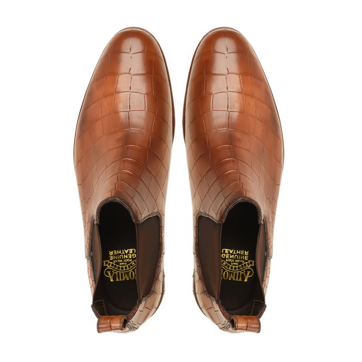 Rogue - Men's Tan Brown Calf Leather Chelsea Boot