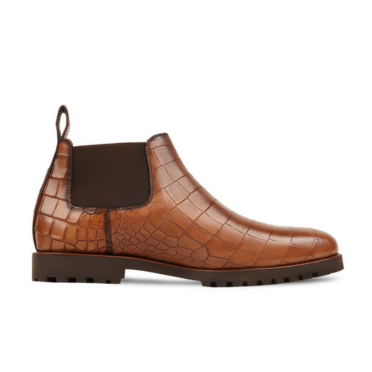 Rogue - Men's Tan Brown Calf Leather Chelsea Boot