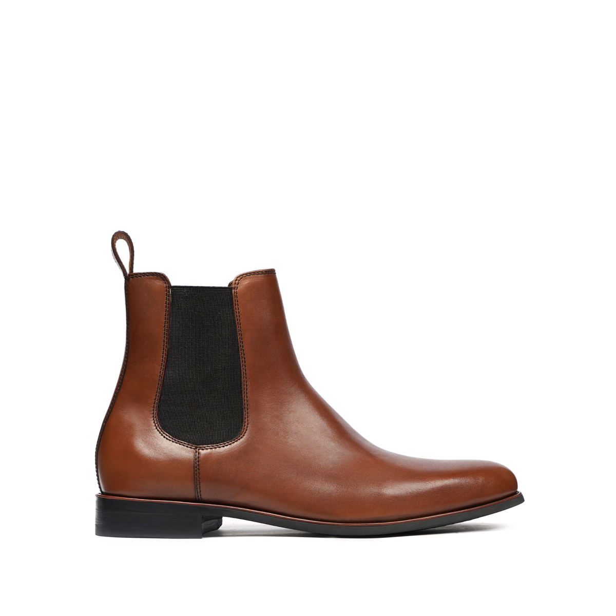 Moriko - Men's Tan Brown Calf Leather Chelsea Boot
