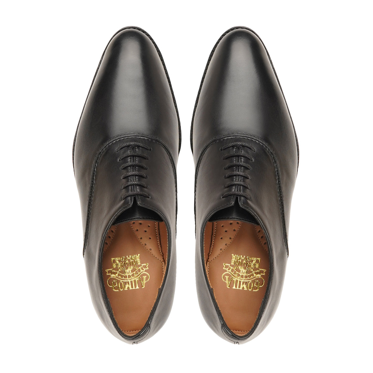 Charro - Men's Black Calf Leather Oxford Shoe
