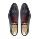 Milano - Men's Charcoal Oxblood Patina Calf Leather Wholecut Shoe