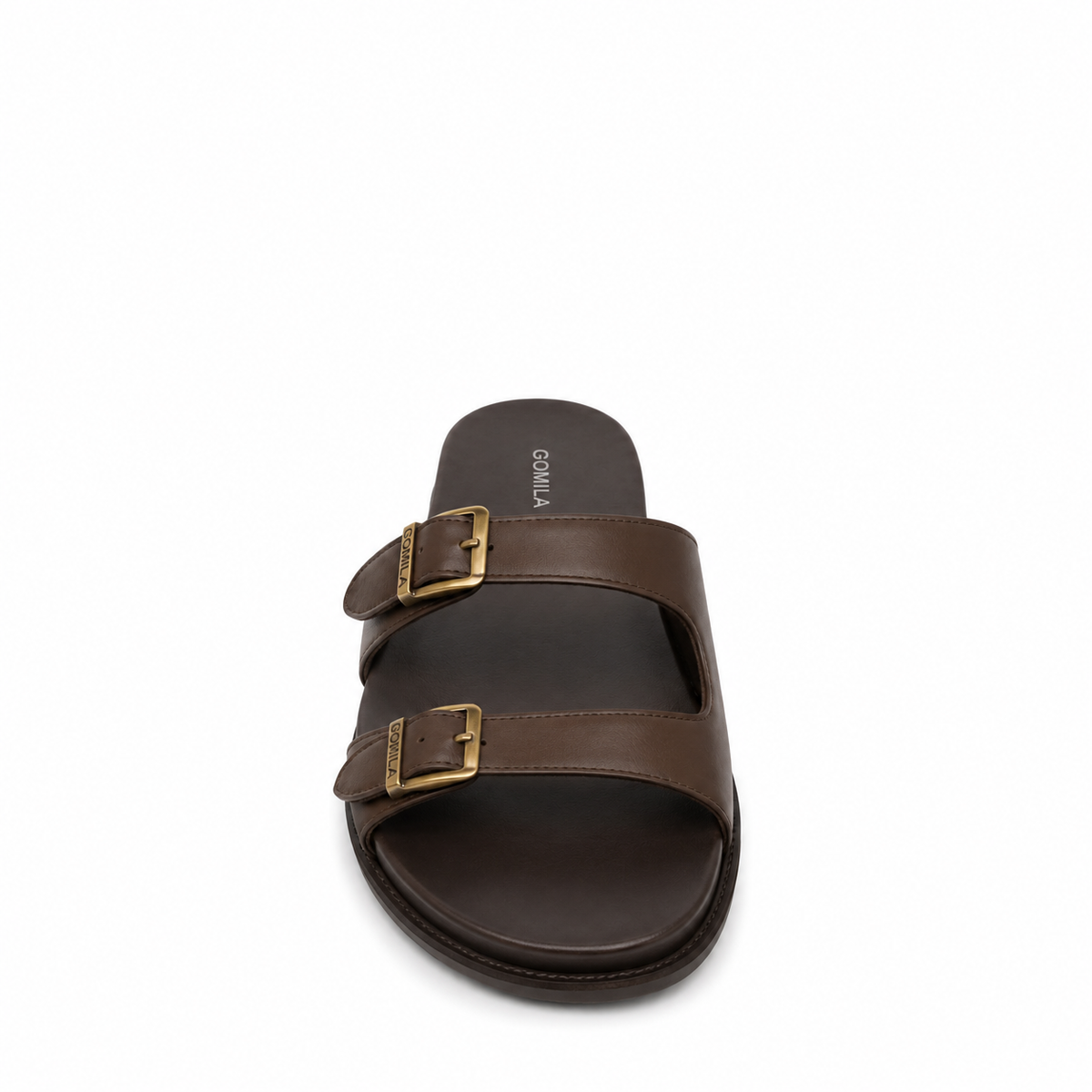 Mosher - Men's Brown Calf Leather Slipper