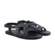 Akiyama - Men's Black Calf Leather Sandal
