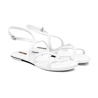 Era - Women's White Strapped Sandal