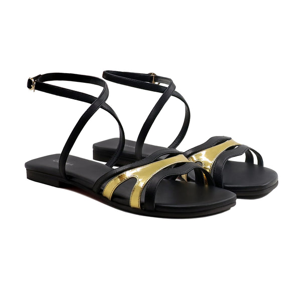 Lucia - Women's Yellow Strapped Sandal