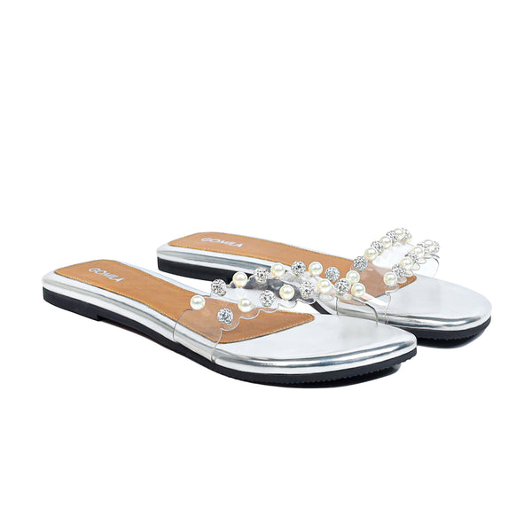 Aurelia - Women's Silver Slipper