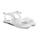 Bella - Women's White Strapped Sandal