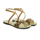 Annabelle - Women's Yellow Strapped Sandal