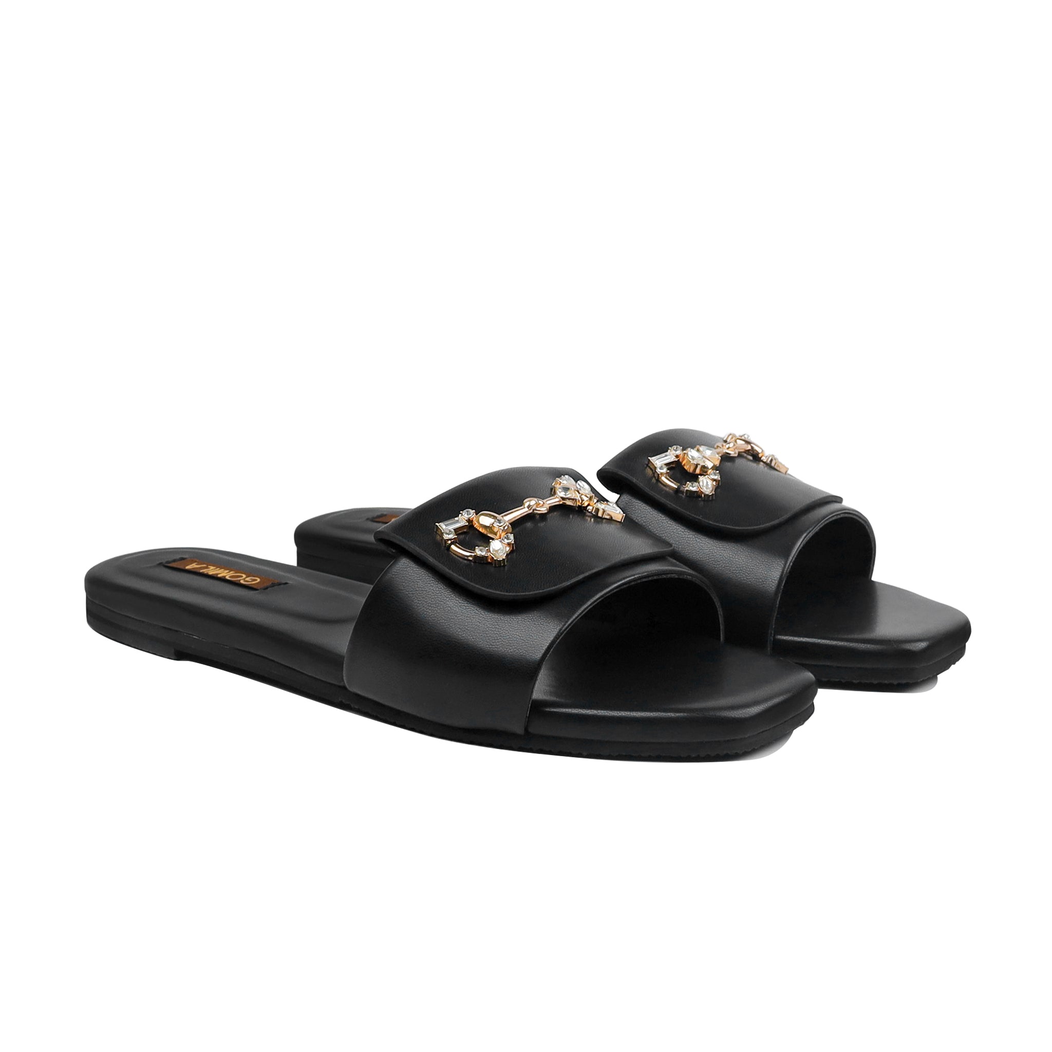 Meva - Women's Black Slipper