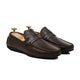 Evoke - Men's Dark Brown Pebble Grain Leather Driver Shoe