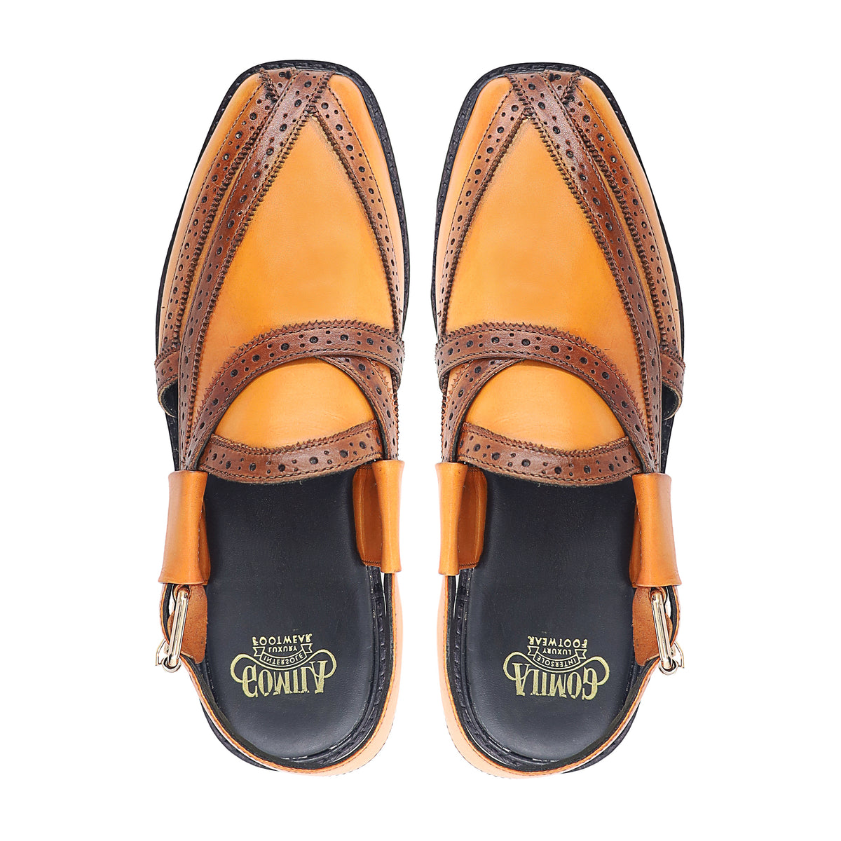 Hagen - Men's Tan Calf Leather Sandal