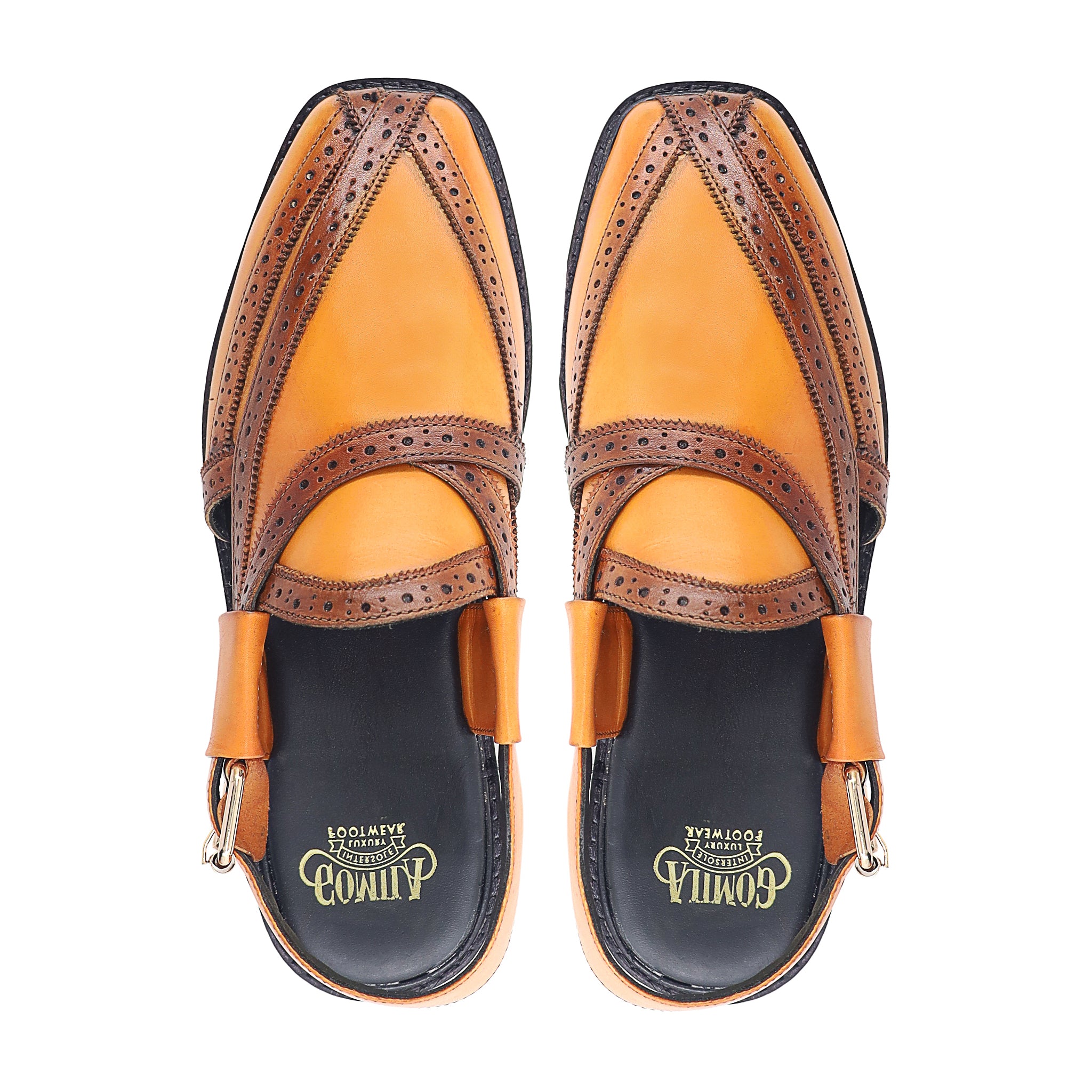 Hagen - Men's Tan Calf Leather Sandal