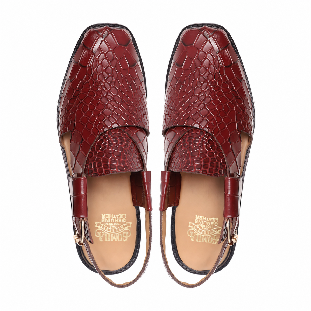 Redle - Men's Oxblood Calf Leather Sandal