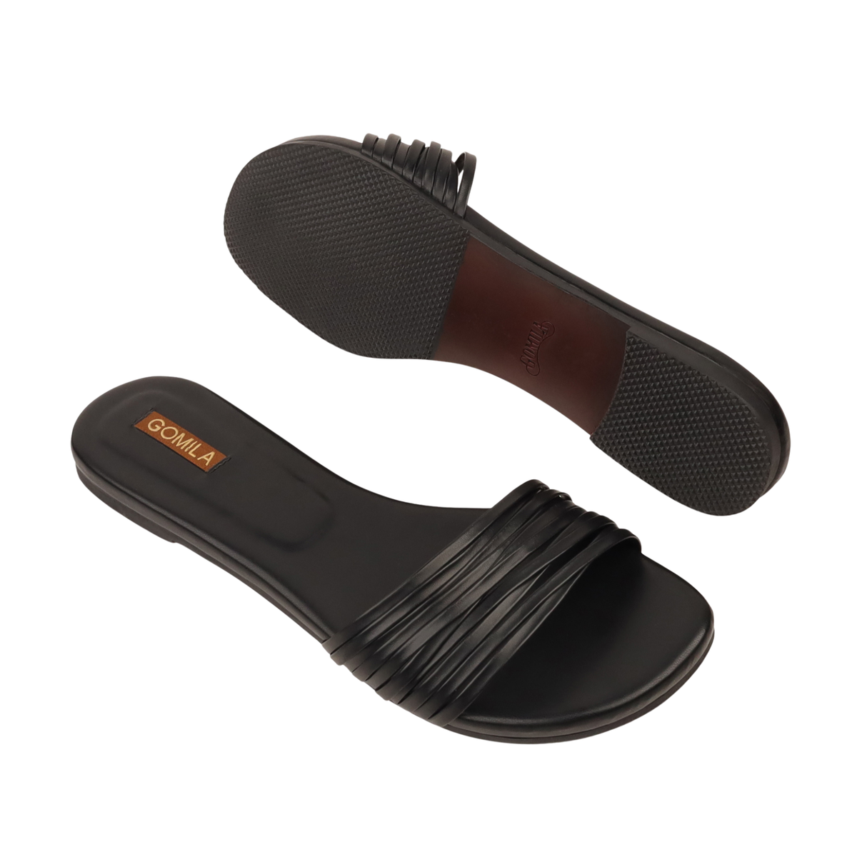 Lyra - Women's Black Slipper