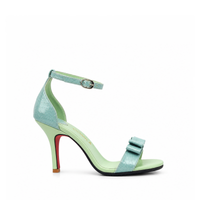 Gemma - Women's Pastel Green 90mm Heels