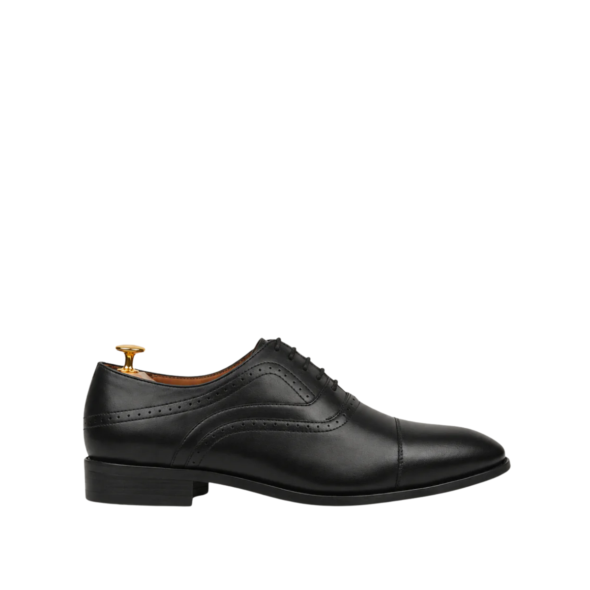 Moreton - Men's Black Calf Leather Oxford Shoe