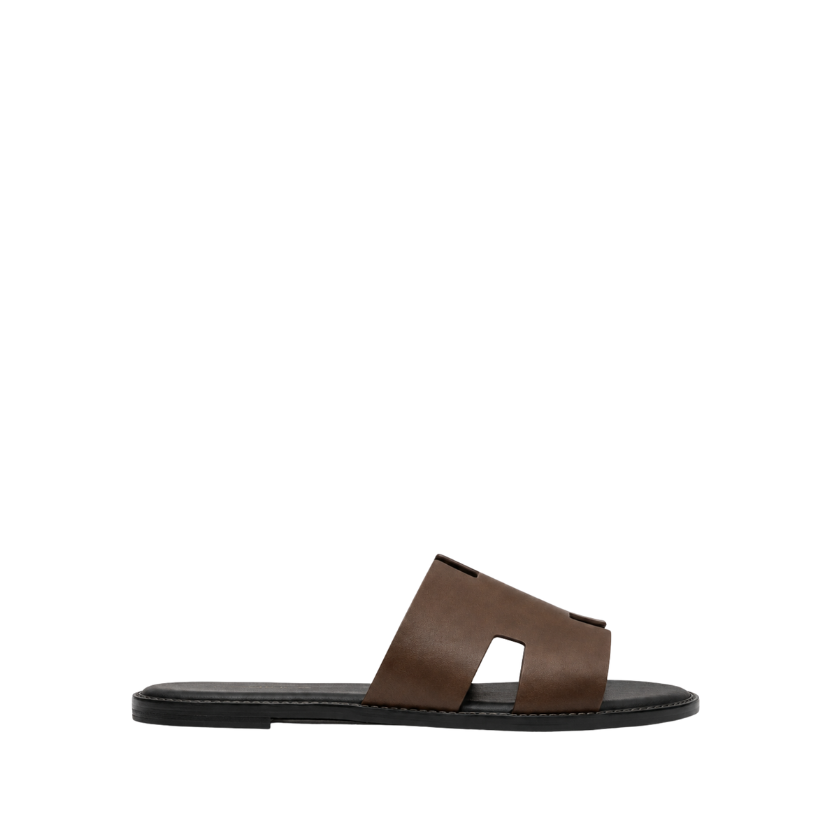 Cameron CRUST - Men's Dark Brown Calf Leather Slipper