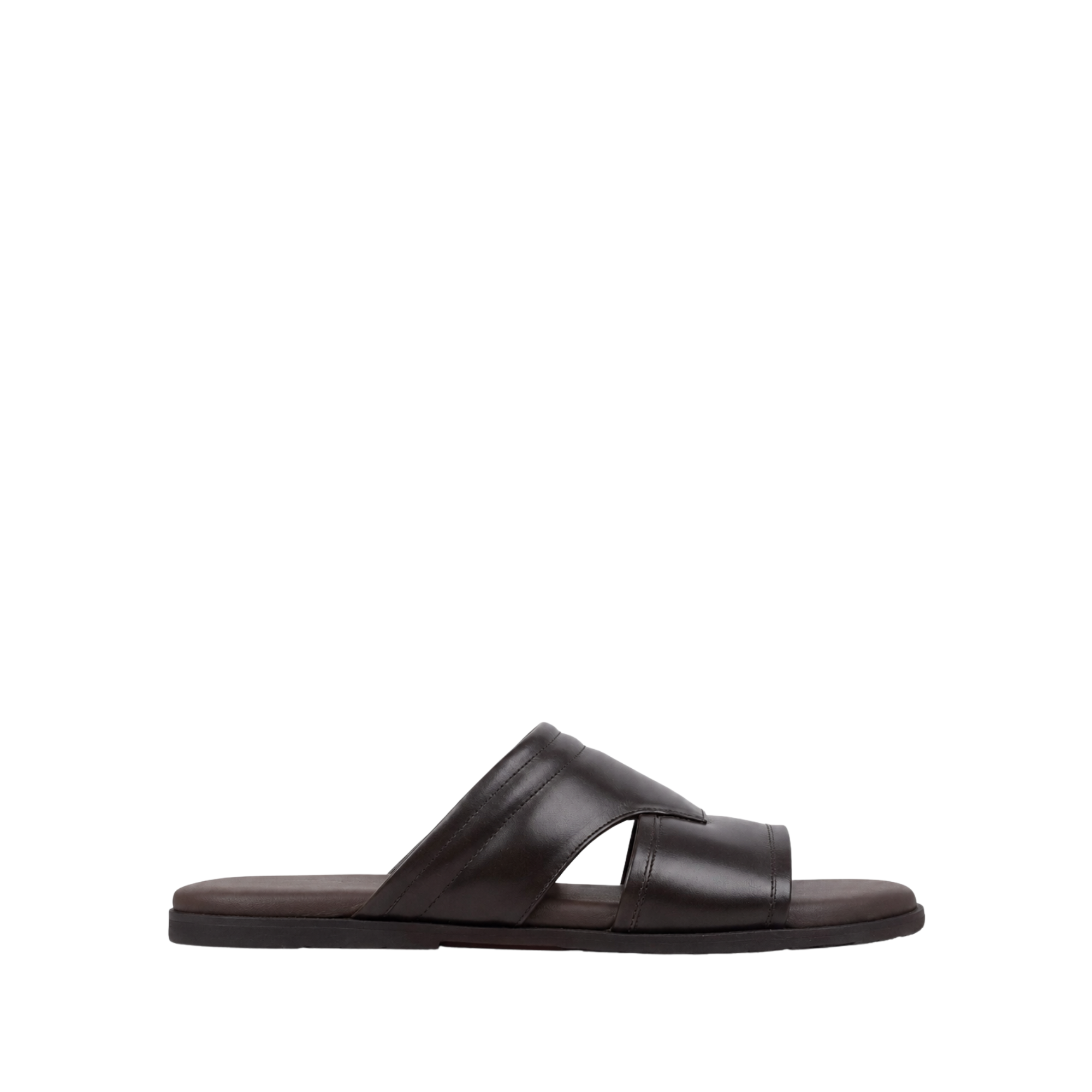 Urban - Men's Dark Brown Calf Leather Slipper