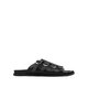 Nero - Men's Black Calf Leather Slipper