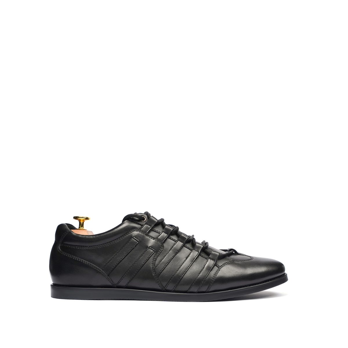 Chora - Men's Black Calf Leather Jogger