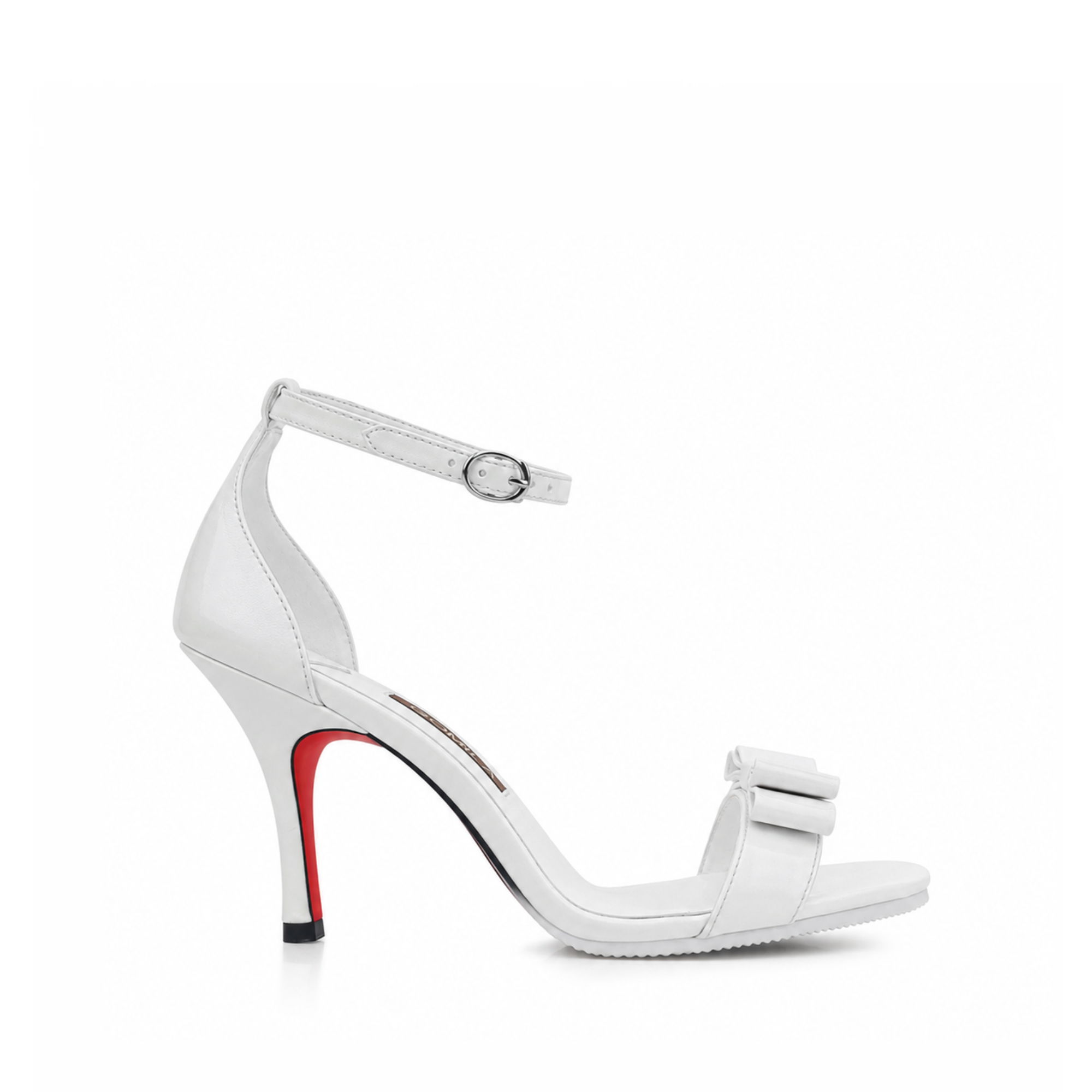 Gemma - Women's White 90mm Heels