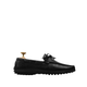 Solex - Men's Black Pebble Grain Leather Driver Shoe