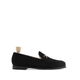 Sherlock - Men's Black Kid Suede Loafer - Goodyear Welted