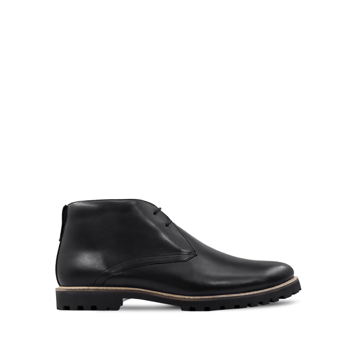 Serissa - Men's Black Calf Leather Chukka Boot