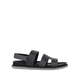 Nathan - Men's Grey Calf Leather Sandal