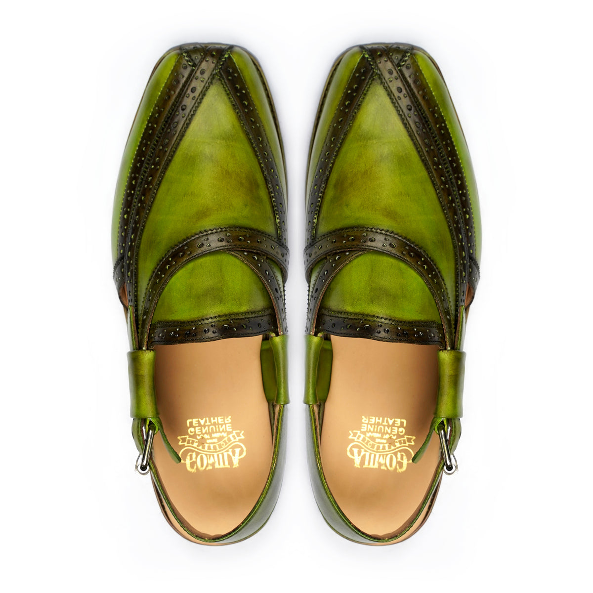 NOUROZE CHAPPAL GREEN - Gomila Intersole