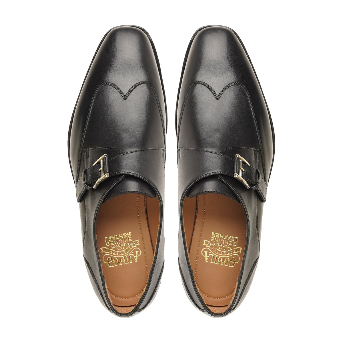 Porsche - Men's Black Calf Leather Single Monkstrap