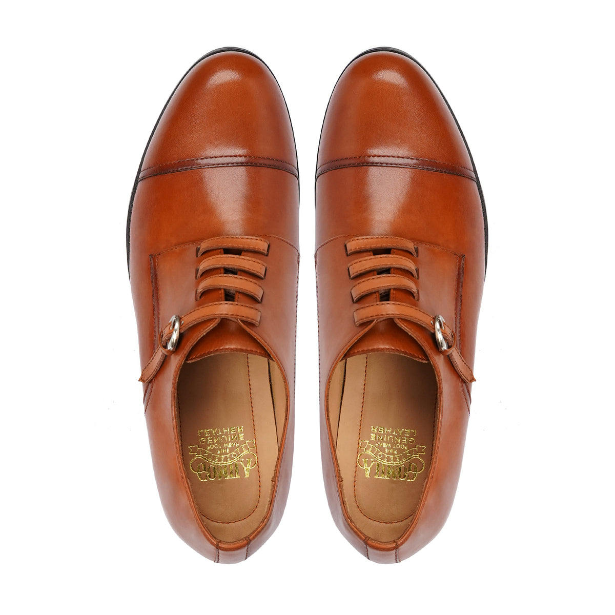 Brug - Men's Tan Calf Leather Derby Shoe