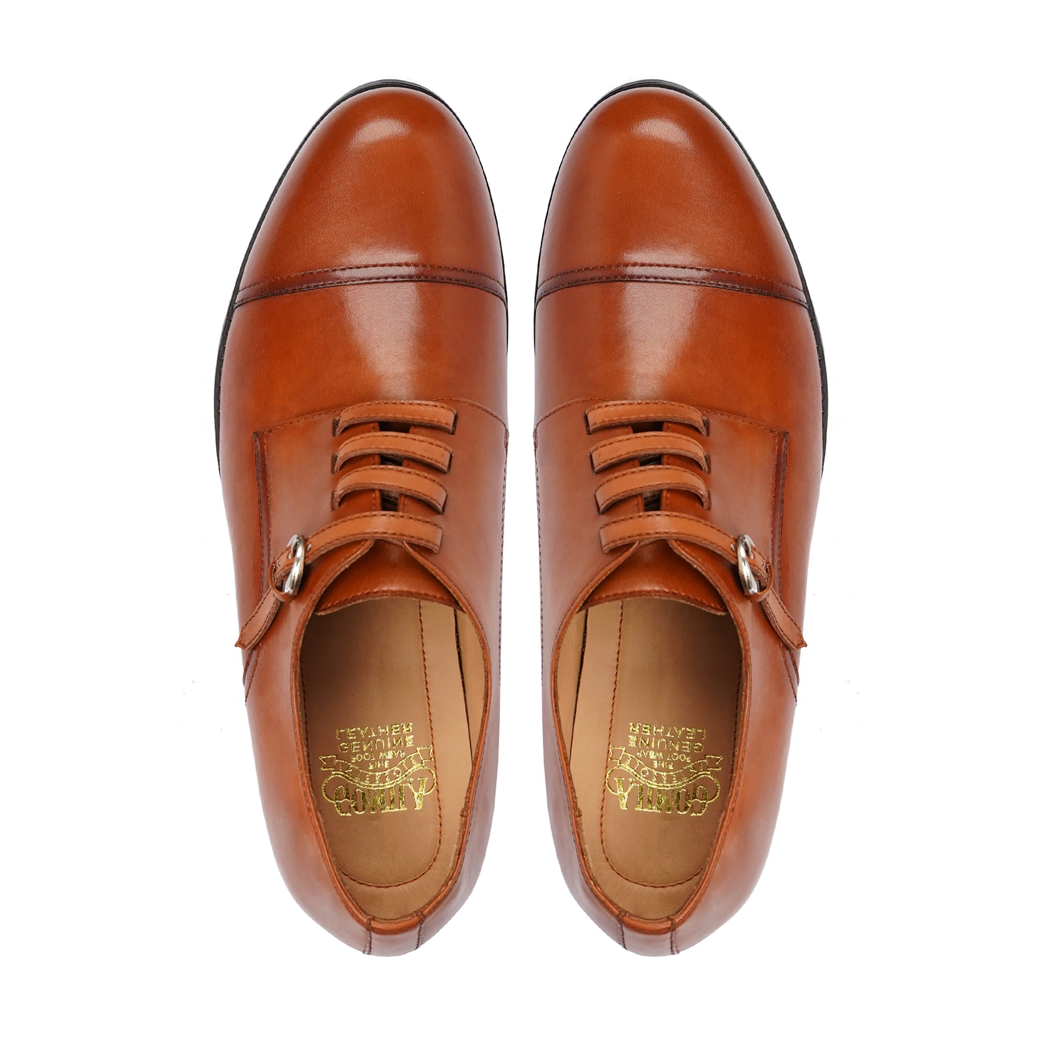 Brug - Men's Tan Calf Leather Derby Shoe