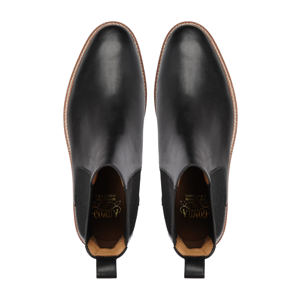 Kiyo - Men's Black Calf Leather Chelsea Boot