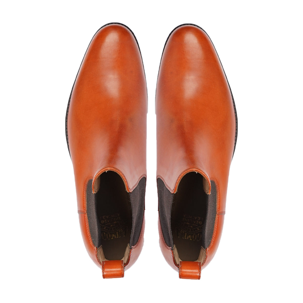 Nozomi - Men's Tan Calf Leather Chelsea Boot