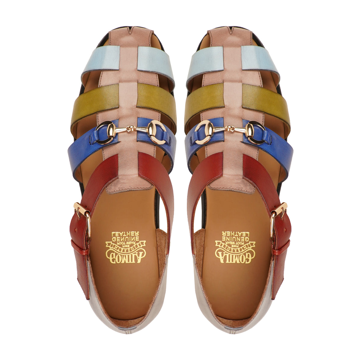 Francis - Men's Multicolour Calf Leather Sandal